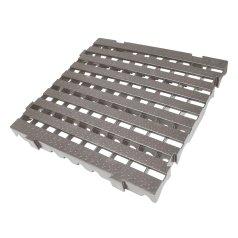 Piso Plástico 50x50x4,5 Cinza