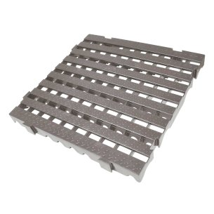 Piso Plástico 50x50x4,5 Cinza