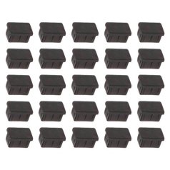 Ponteira interna para tubo 30x50 - Kit 100 Peças