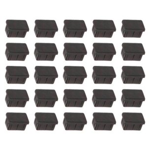 Ponteira interna para tubo 30x50 - Kit 100 Peças