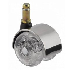 Rodízio para Cadeira em Gel Cromado 50mm