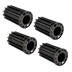 Bucha Central 2" X 28mm Preta Kit 4 Peças