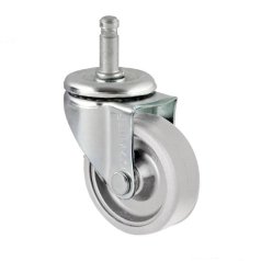 Rodízio Pesado CP50 Cinza Com Haste Lisa