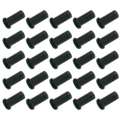 Bucha Rodízio 5/8" X 1/4" Preta Kit 50 Peças