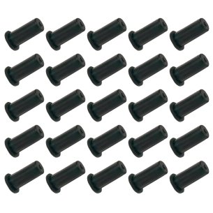 Bucha Rodízio 5/8" X 1/4" Preta Kit 50 Peças